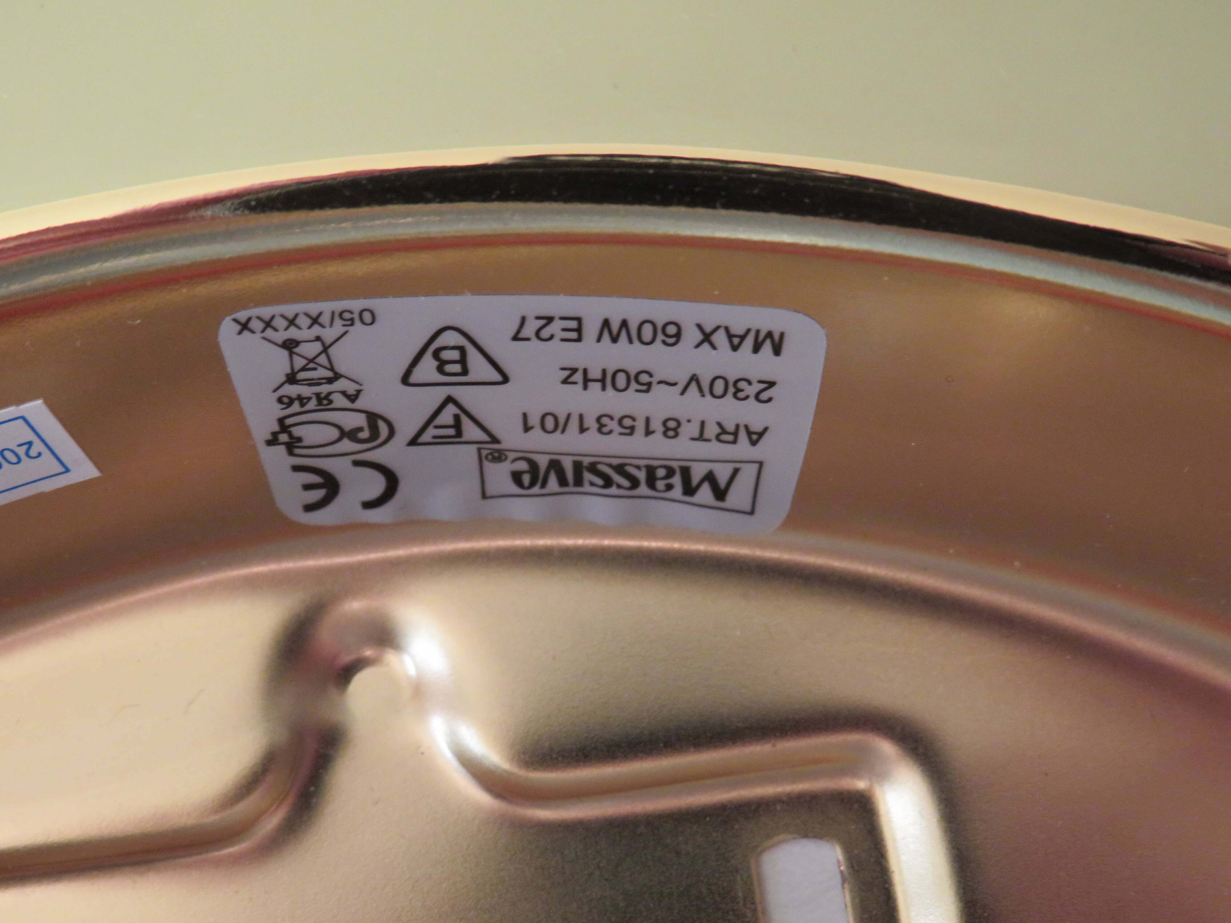 Vintage wall lamp, Massive Belgium 1970