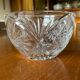 Pinwheel cut crystal bowl - bowl - empty pocket