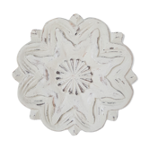 Boiserie fronton forme fleur