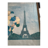 Eiffel Tower and balloons