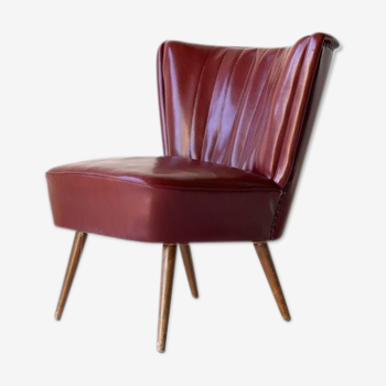 Red vintage armchair