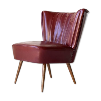 Fauteuil vintage rouge