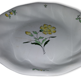 Round dish salins france décor embrun