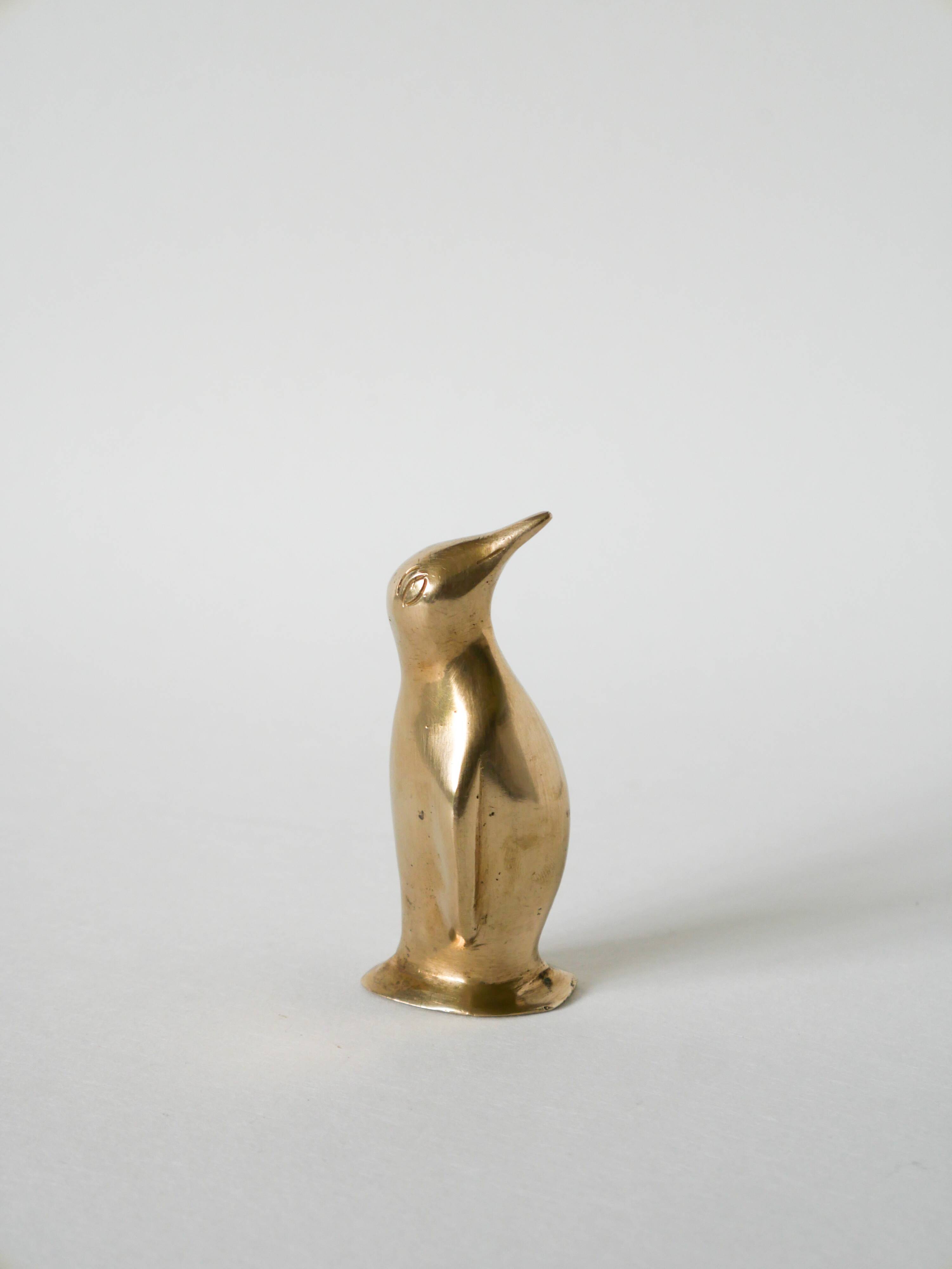 Brass animal, Penguin, 1950