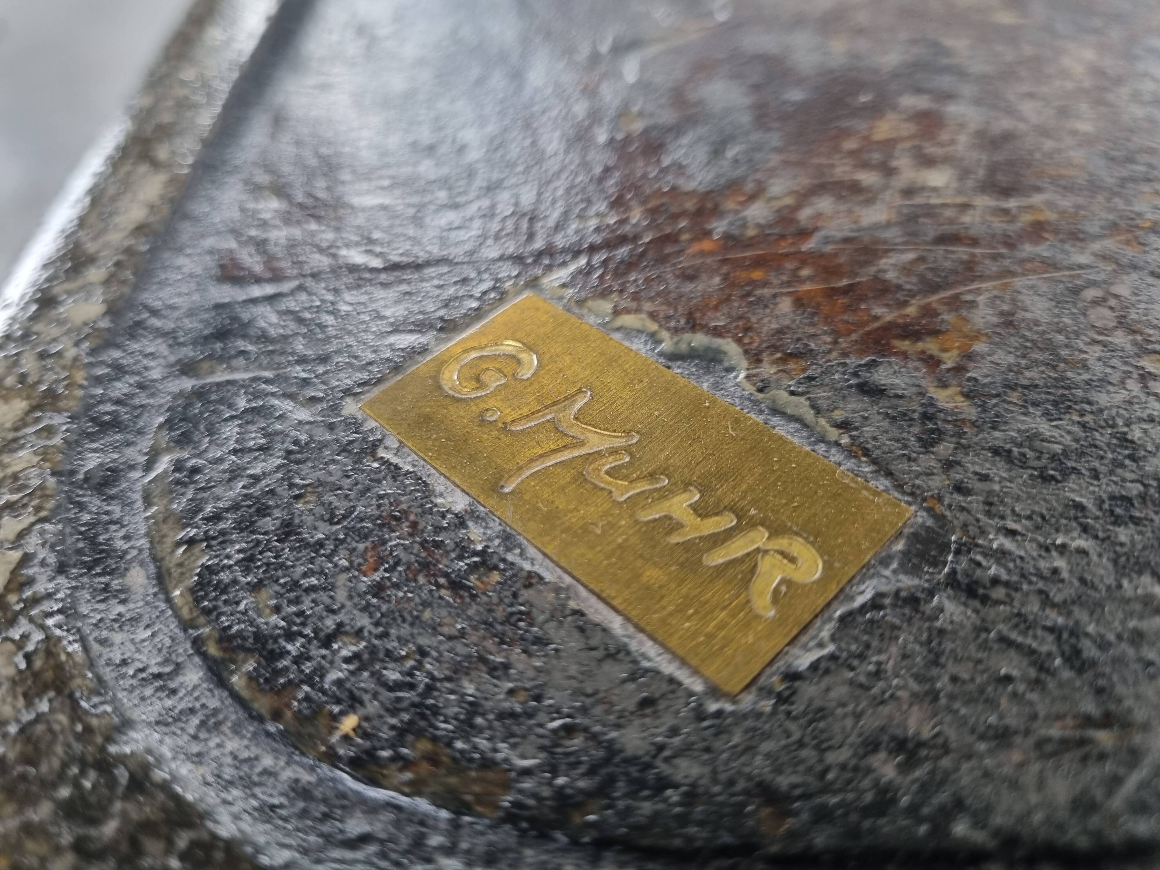 Vintage brutalist coffee table, 1970s