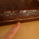 Box, wooden cigarette box covered with synthetic leather croco way