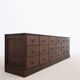 Oak drawer unit — early 20th century