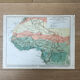 Original map North Africa - 37x27cm - 1908