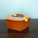 Vintage porcelain ashtray with gilding, Victoria china Czechoslovakia, 60/70s
