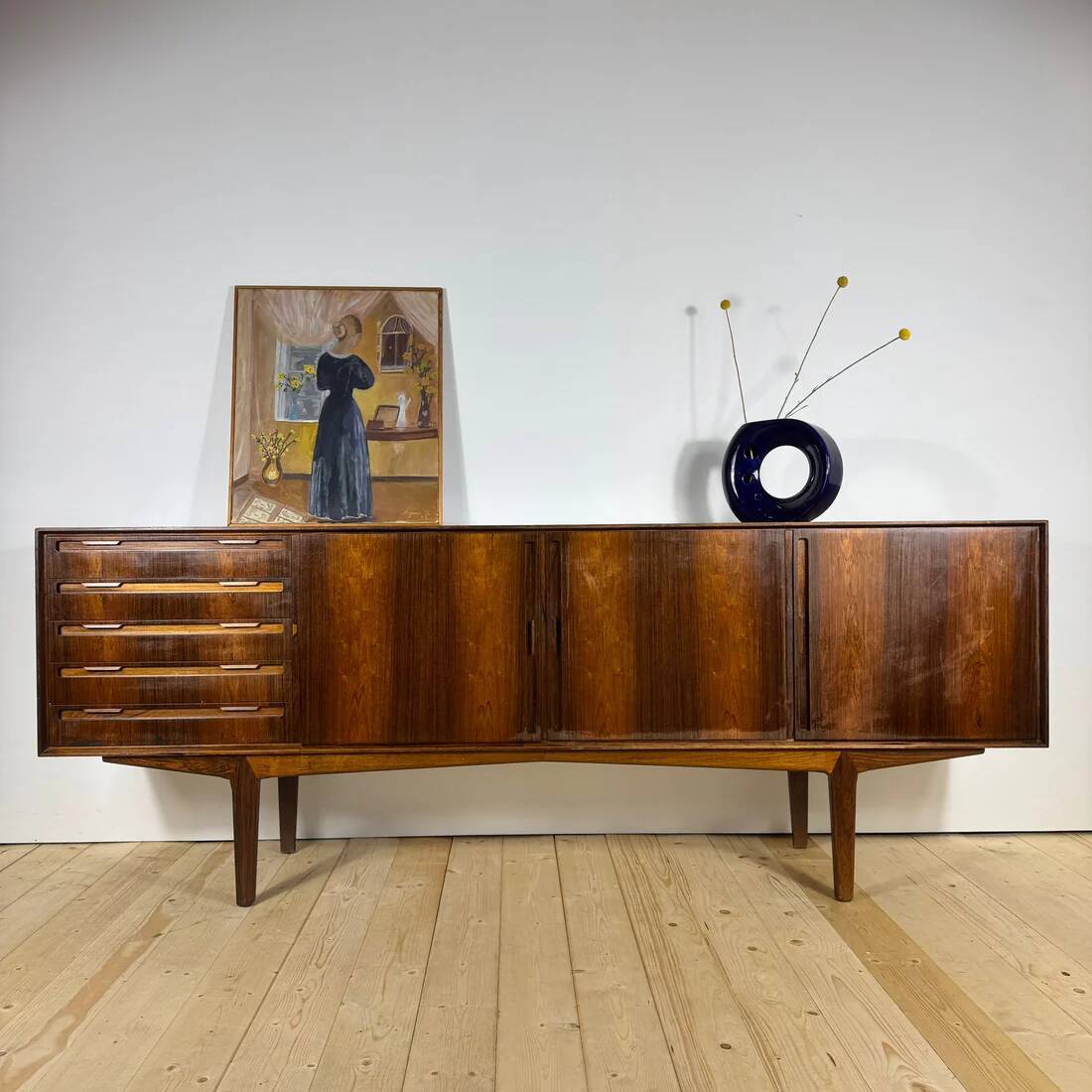 Danish buffet in rosewood – mid-century modern design, 1960.