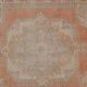 Tapis anatolien orange et beige sku 2434