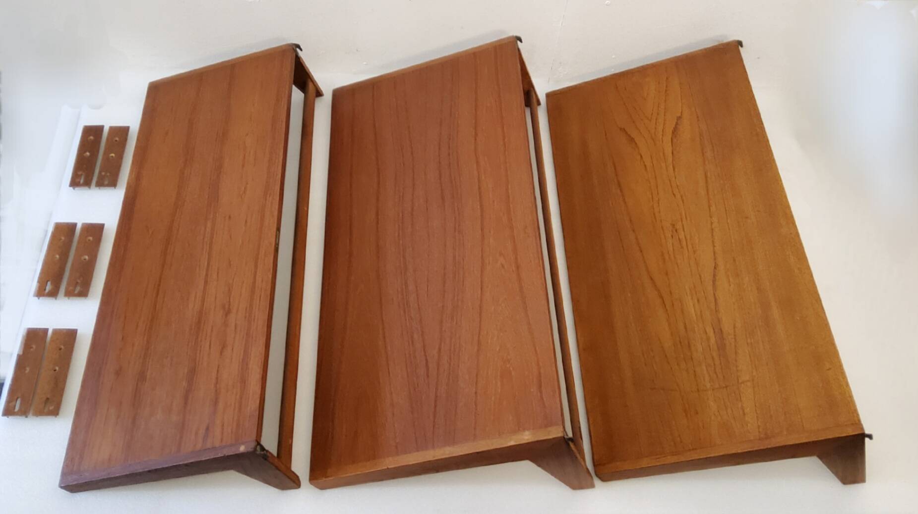 Floating wall shelves by Kai Kristiansen, Denmark, 1960s