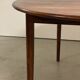 Danish round palisander dining table 1960s