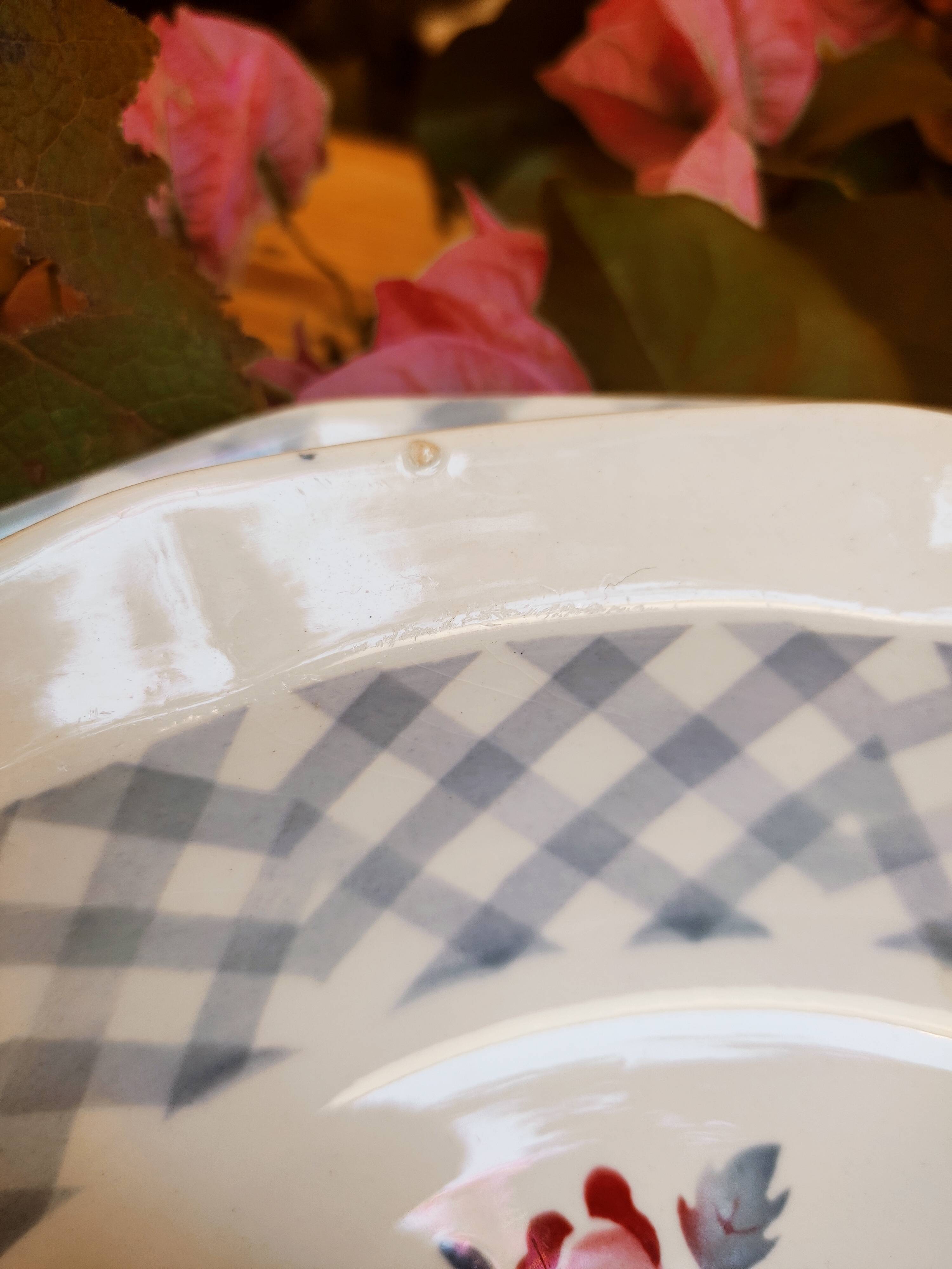 Duo of dishes Digoin Sarreguemines Bastia