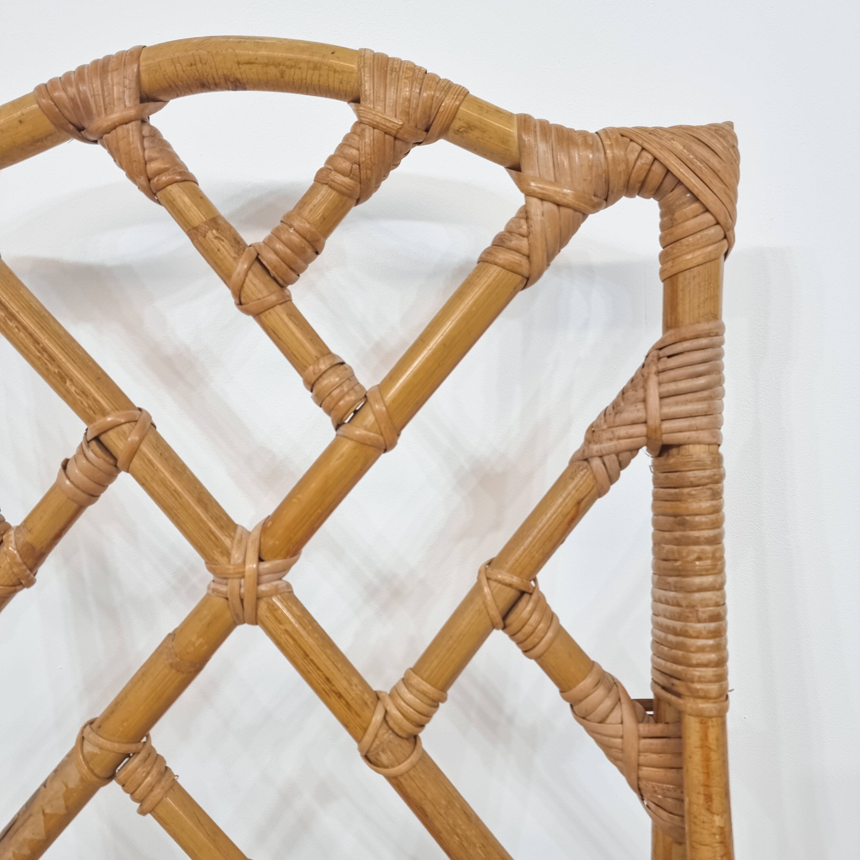 Wicker chairs attributed to Dal Vera, 1970