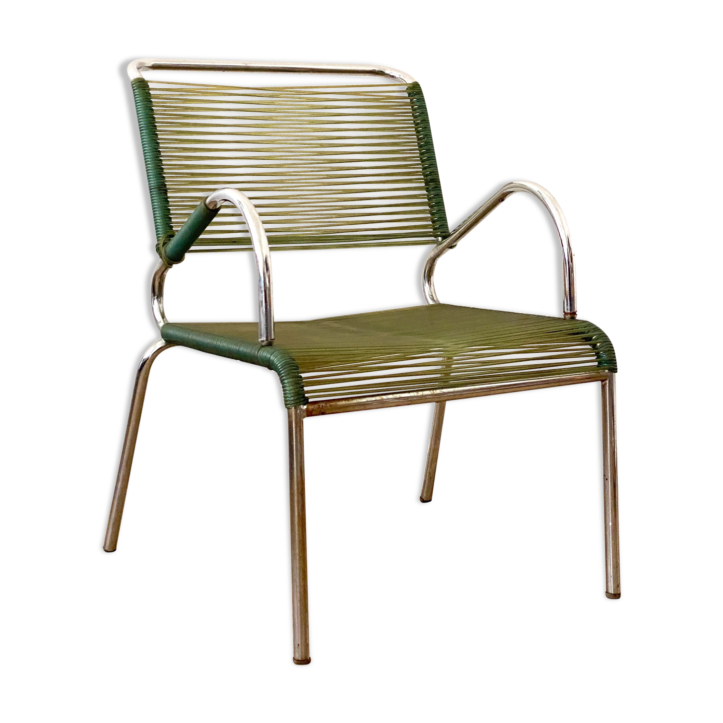 Vintage scoubidou armchair