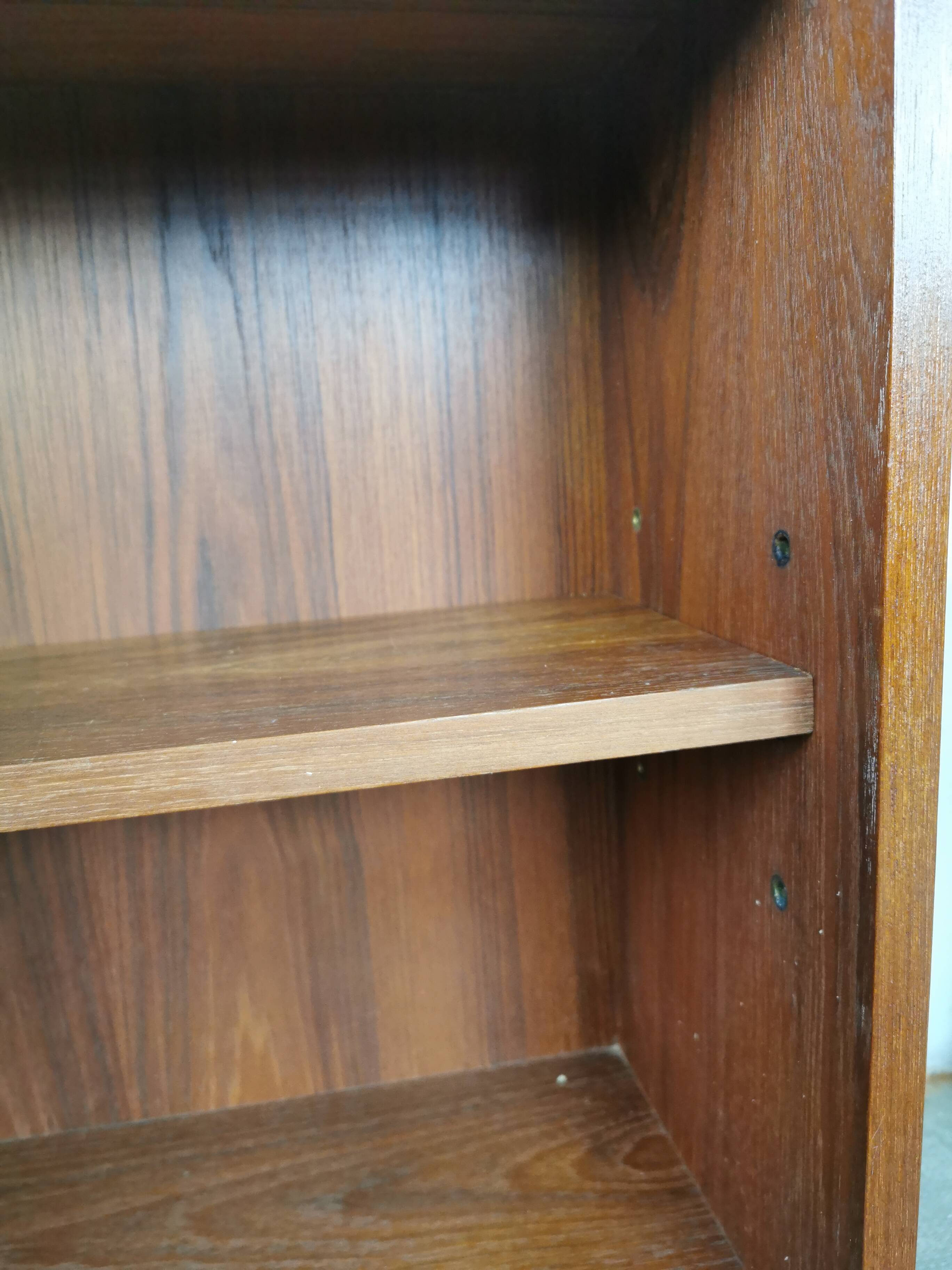 Narrow glass shelf from the 1960s