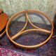 Mid century retro vintage teak round coffee  table by Nathan 1960