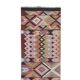 Vintage Turkish hallway rug 79x447 cm