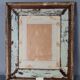 Mirror with antique beaded frame 36x30.5 cm gilded stucco wood C680 S