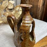 Lantern-style candlestick in pyrite sandstone