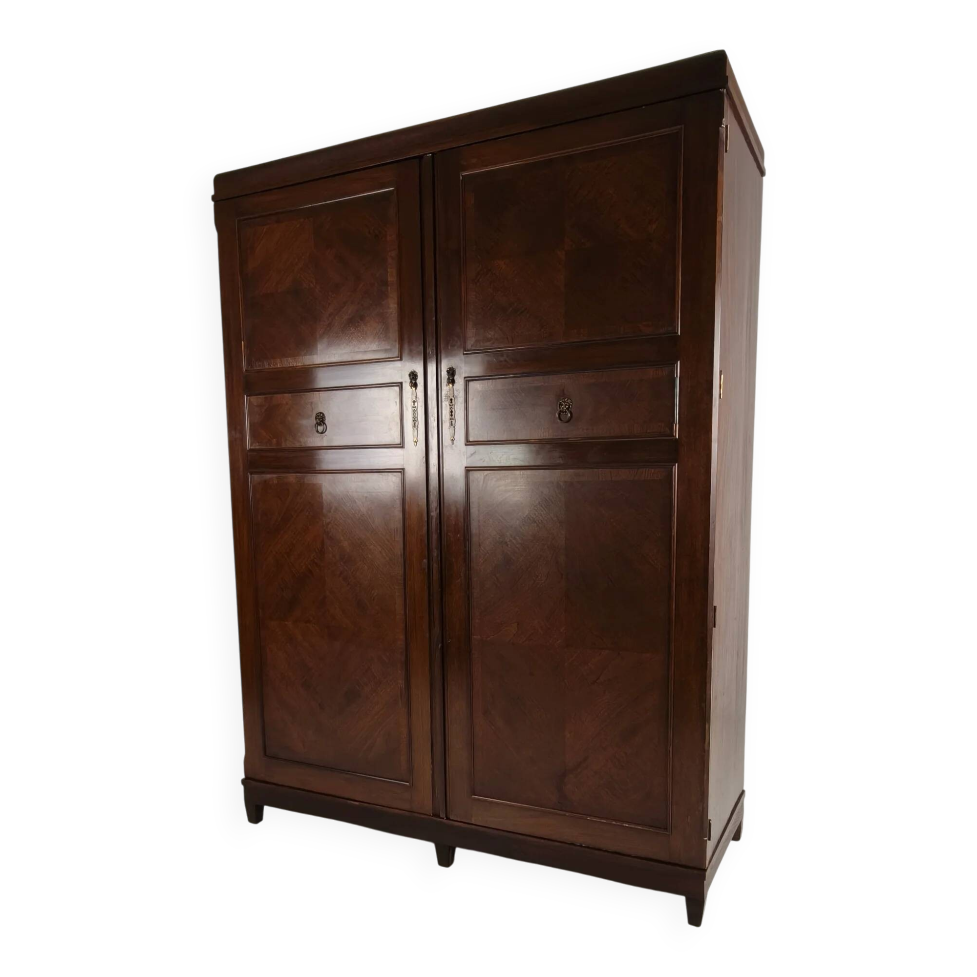 Belle garde-robe pour homme Art déco anglais des années 1920 Compactom Ltd