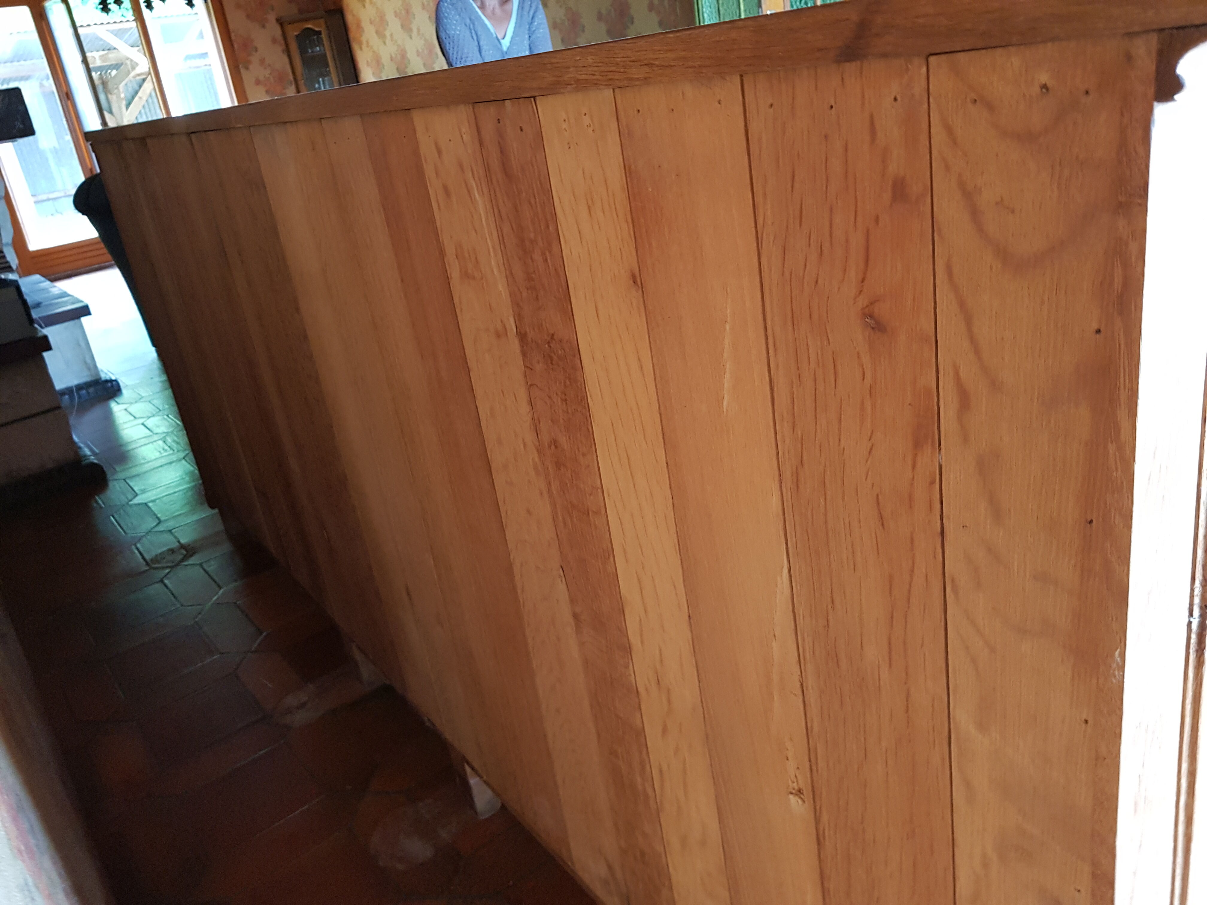 Enfilade oak brut 80s local carpenter