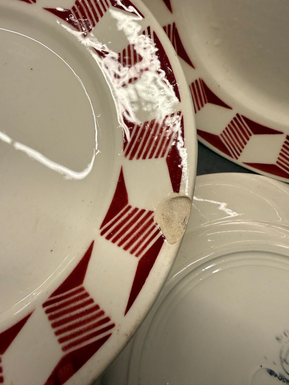 Badonviller plate model St Christophe