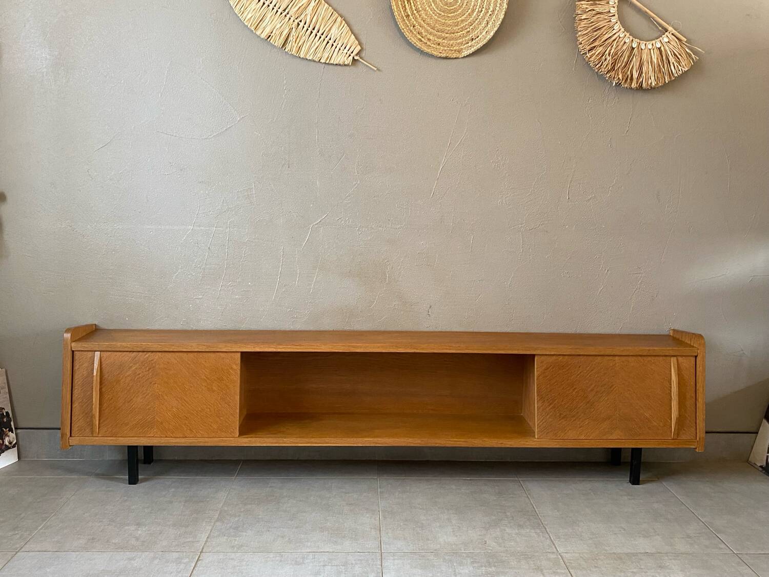 Vintage wooden sideboard (shallow)