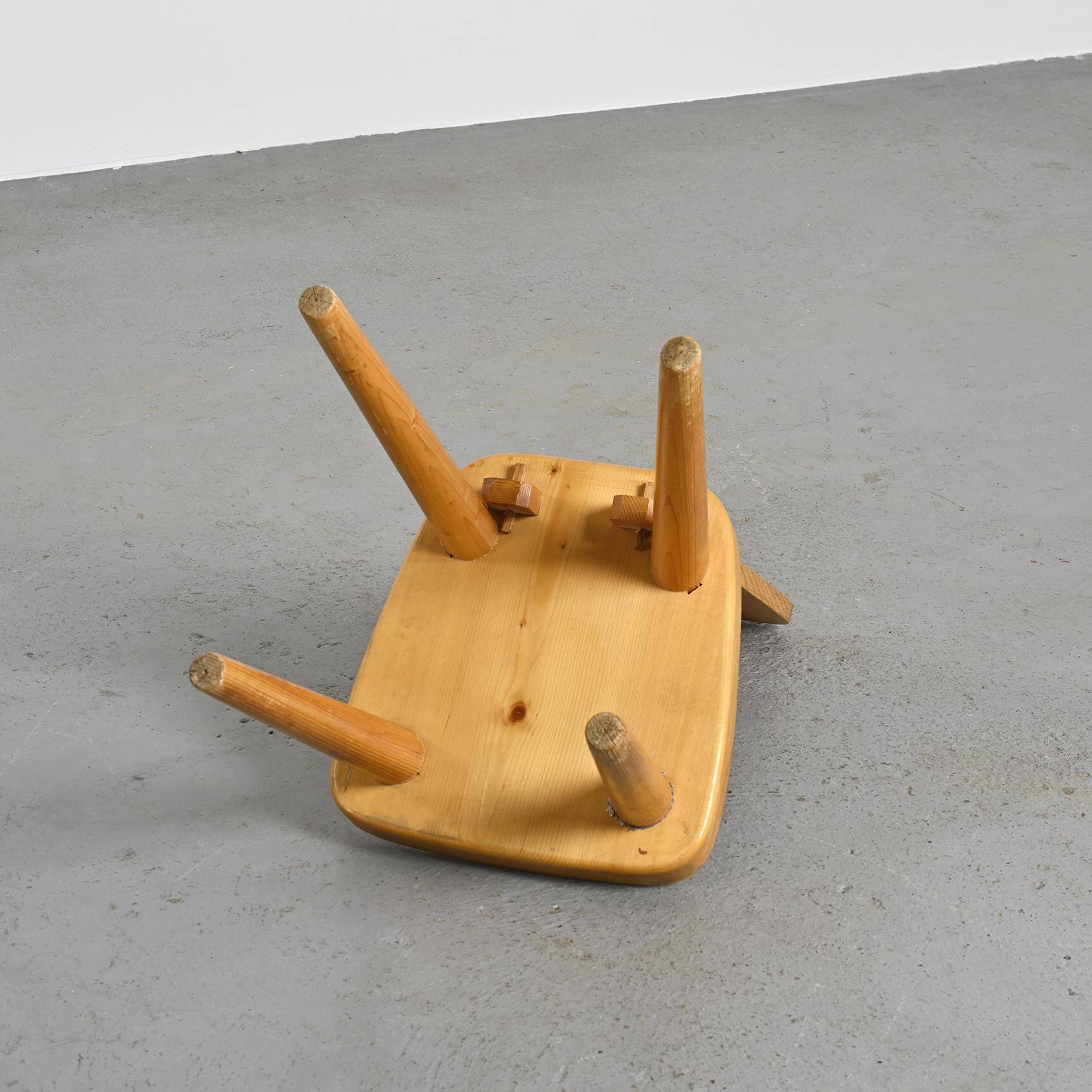 High-back chair by Christian Durupt, Méribel 1960