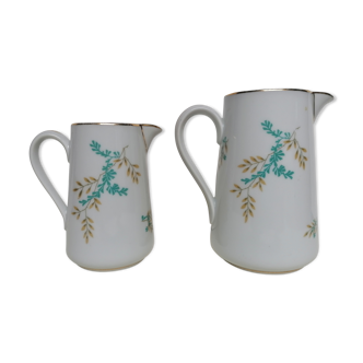 Limoges porcelain pots