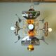 Chandelier moderne en verre de Murano