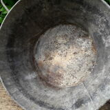 Washing basin diam41cm in zinc garden