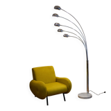 Lily of the valley floor lamp with 5 branches
