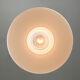 Mid-century Italian White Glass and Brass Pendant Lamp