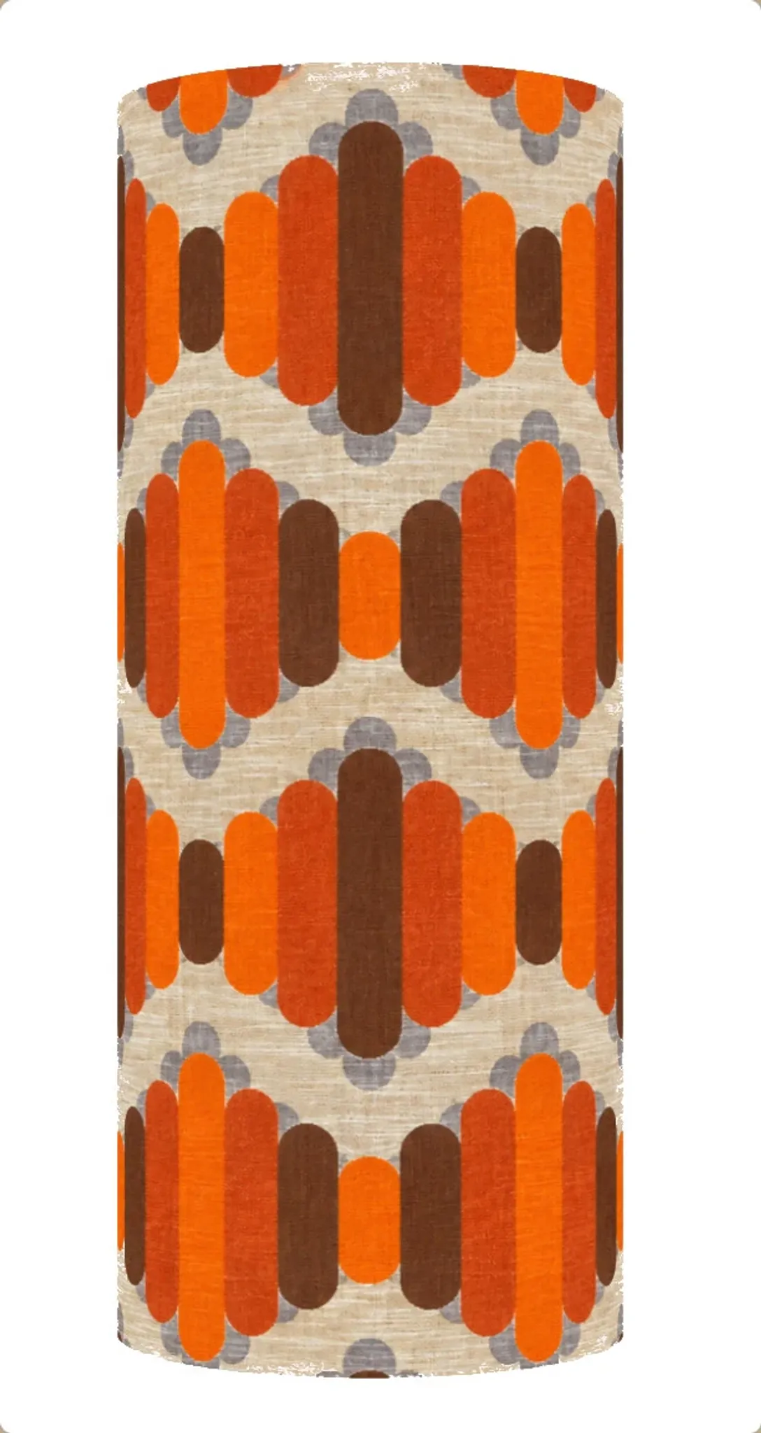 Oscillo H80 D33 lampshade - vintage fabric