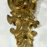 Bronze and Crystal Wall Lights with Pendants, Louis XV style – Late 19th century