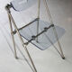 Modern folding chair in plexiglass Giancarlo Piretti - EDA Concept