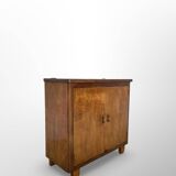 Buffet/crédence Art déco italien en noyer, années 1940