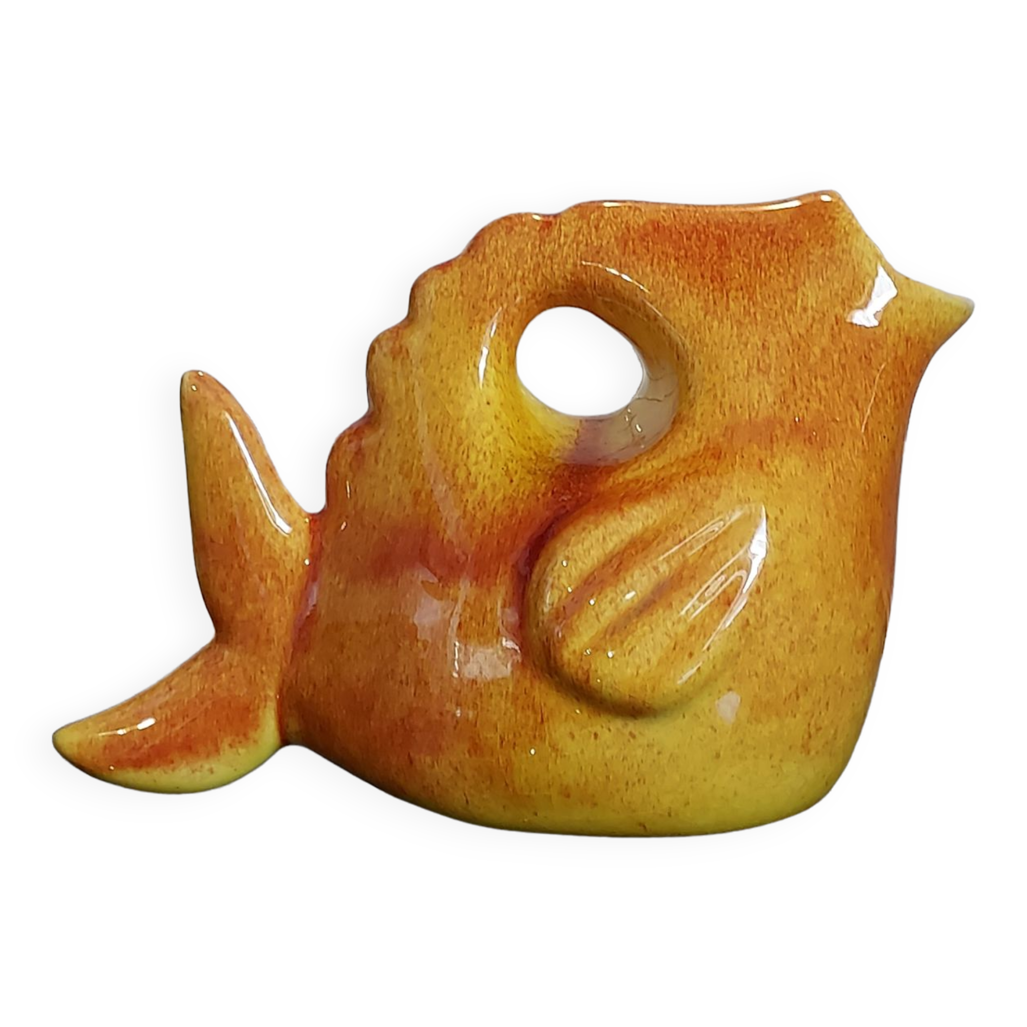 Ceramic fish pitcher