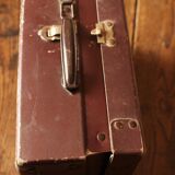 Brown suitcase