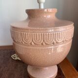 Enamelled porcelain lamp foot