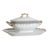 Saucière en porcelaine J Pouyat, Limoges, XIXème