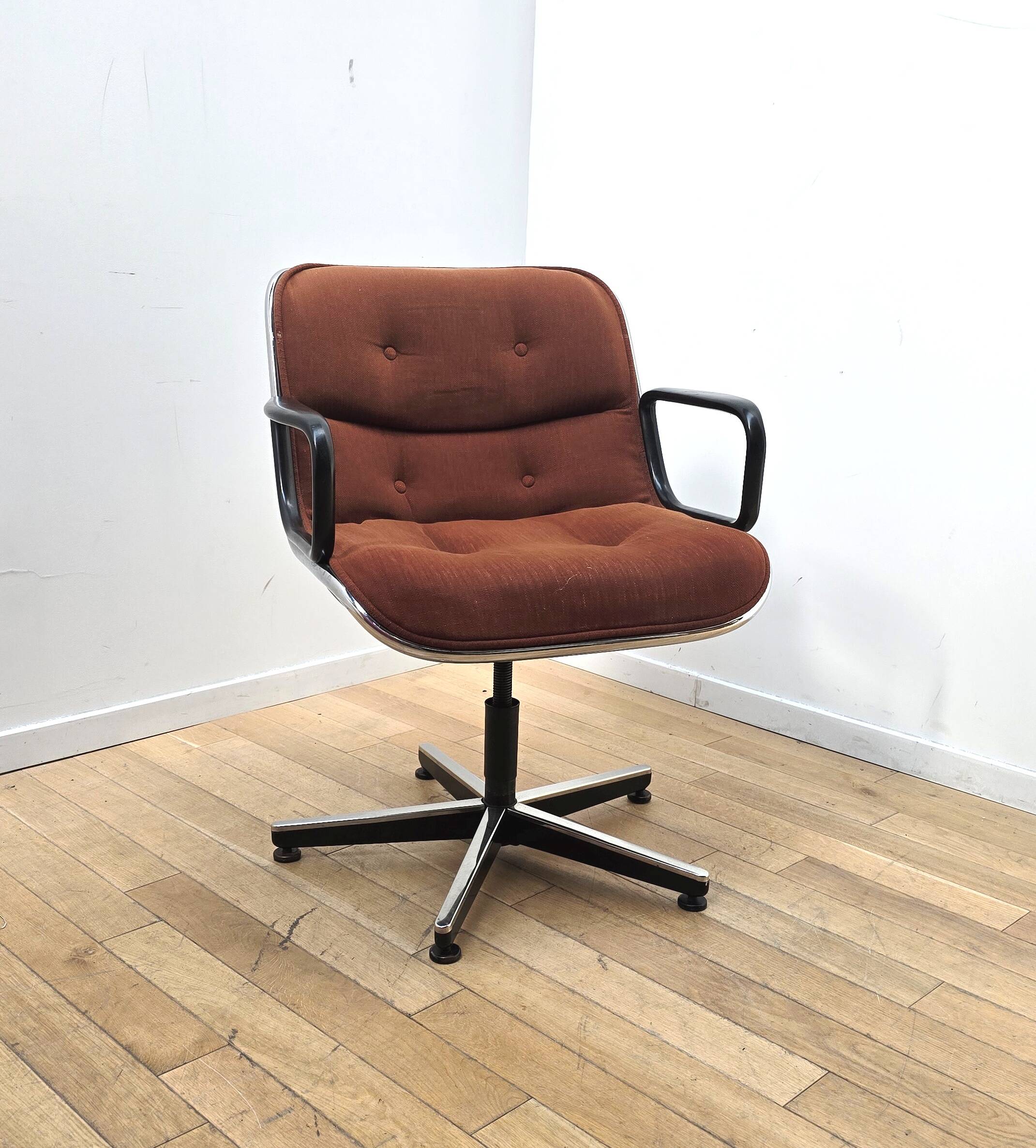 Pair of Charles Pollock office chairs