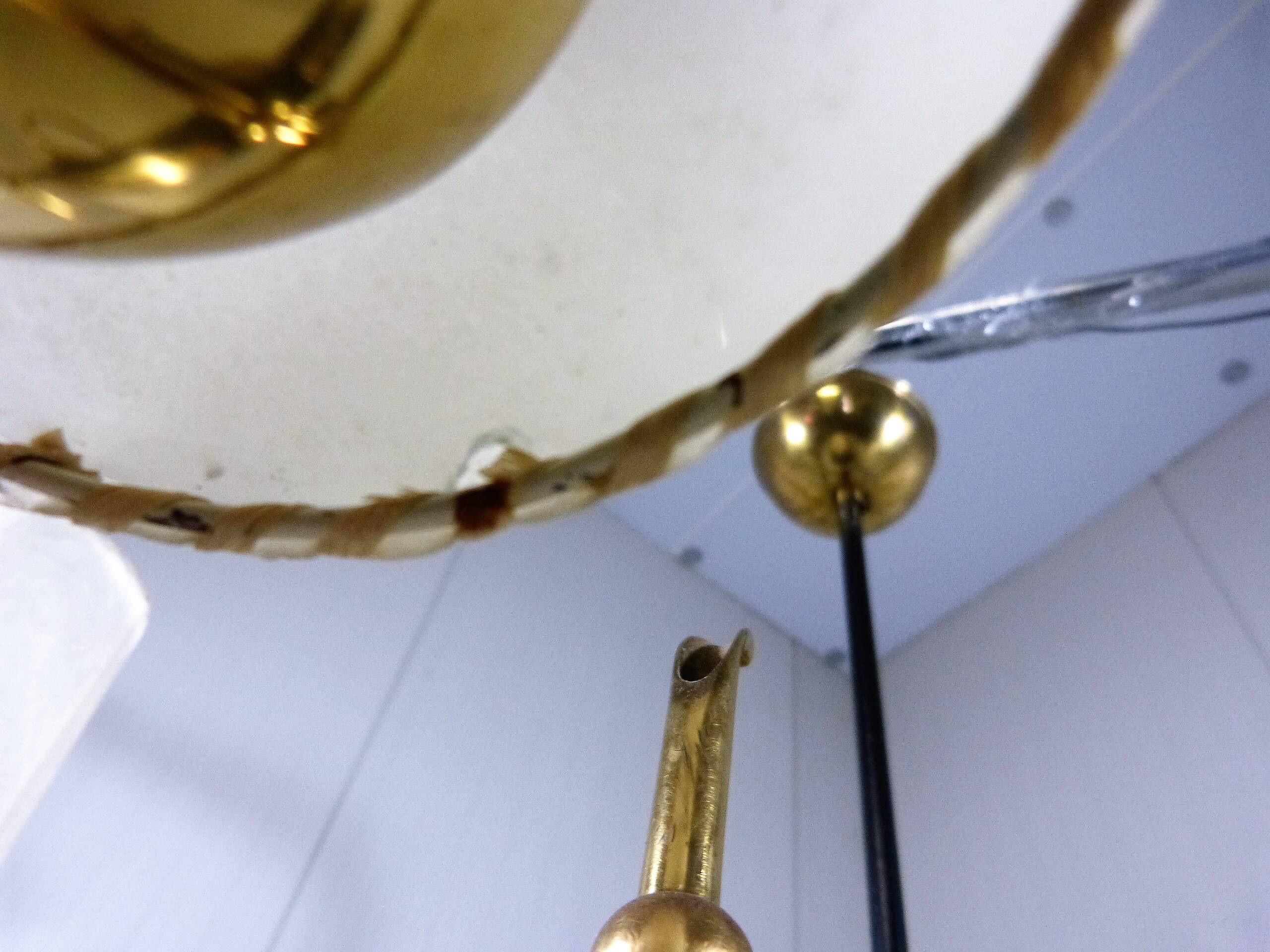 Large brass chandelier Finland 1950’s
