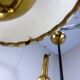 Large brass chandelier Finland 1950’s