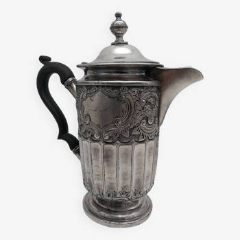 Sheffield teapot. James Dixon. 19th century.