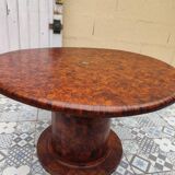 Thuya marquetry coffee table - Art Deco