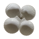 4 cups "scallop shell" Apilco