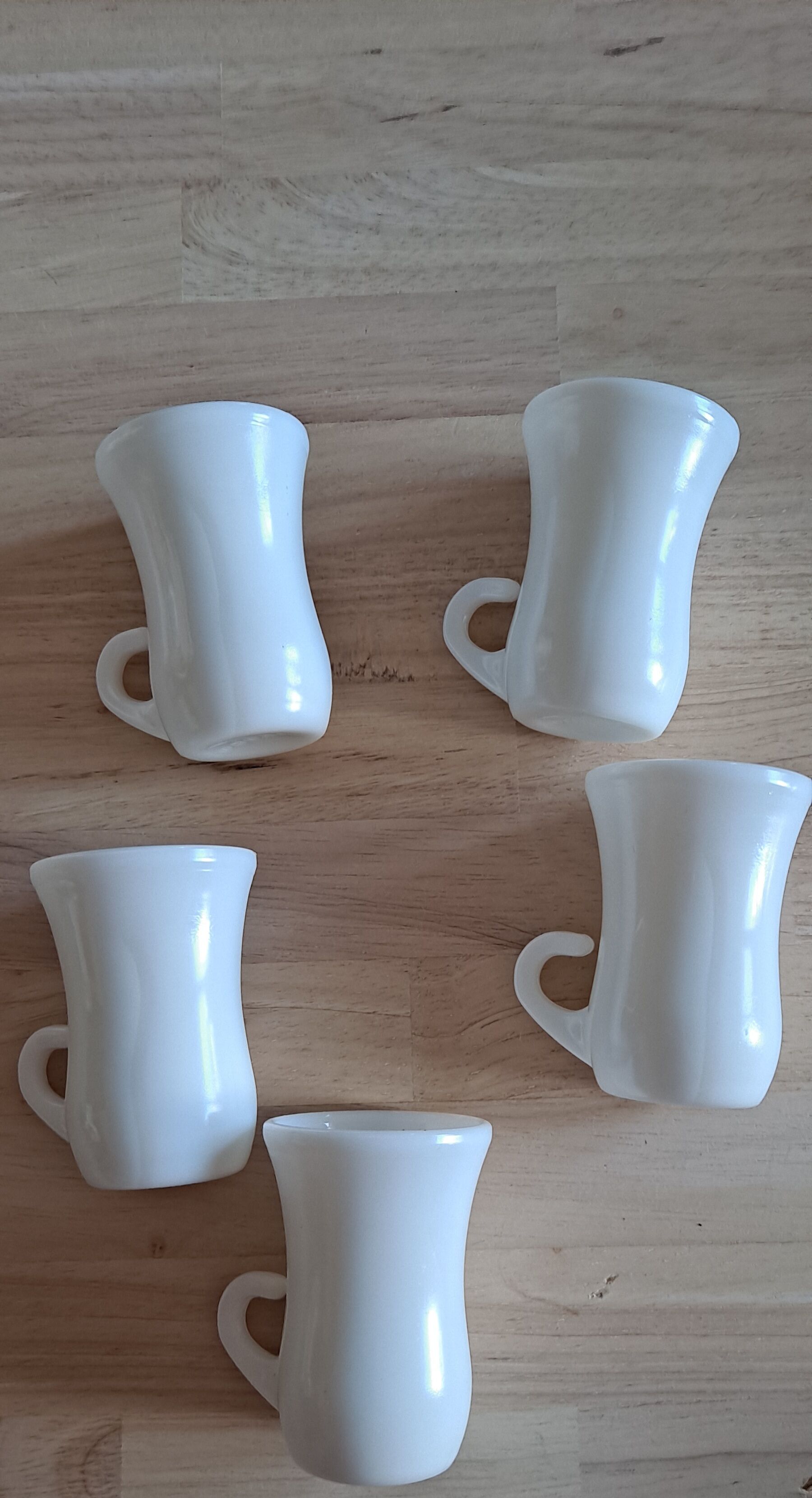 Set of 5 tea or coffee glasses